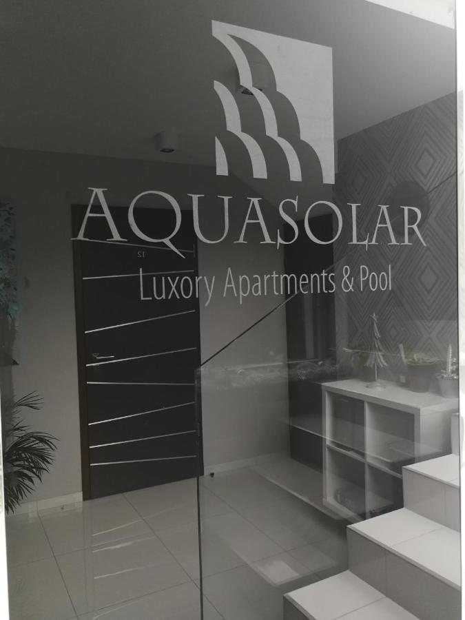 Aqua Solar Apartmanház Miskolc Esterno foto
